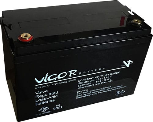 Vigor 12V 100Ah Kuru Akü