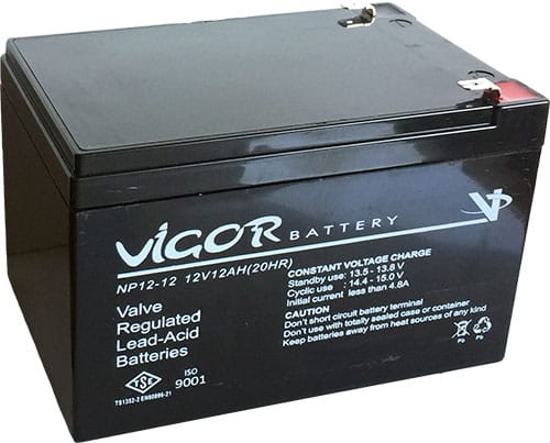 Vigor 12V 12Ah Kuru Akü