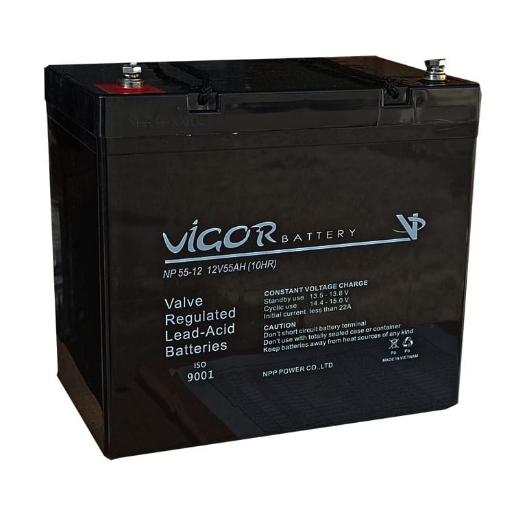 Vigor 12V 55Ah Kuru Akü